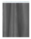 Штора для ванной комнаты Delphinium 180*200 серая