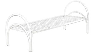 Кровать  одноярусная К191.01А  Лайт 80*190 белая