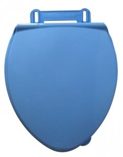 Сиденье для унитаза, цвет голубой