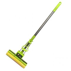 Швабра с отжимом Умничка эконом телеск. ручка 120см насадка 270см 1/14
