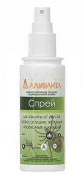 Спрей от кровососущих насекомых Алиранта  200мл
