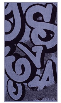 50* 90 ПЦ-2602-6345 цв.1000 Полотенце махровое Graffiti ВЫПИСЫВАТЬ ОТ ИП