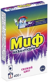 Порошок стиральный Миф Автомат Свежий цвет 400г