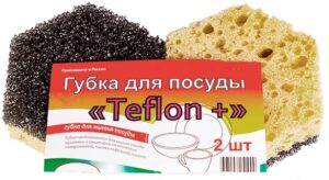 Губка для посуды "Teflon+" (2 шт)