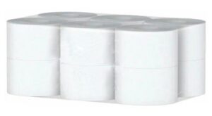 Бумага туалетная 1-слойная белая 200м