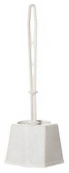 Ёрш+стакан, цвет белый мрамор