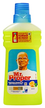 Моющее средство для полов и стен Mr.Proper (Мистер Пропер) Лимон 500 мл