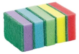 Губка для посуды SUPER MAXI 110*70*35 мм (упаковка-5 шт)