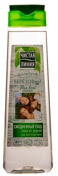 Чистая линия "Берёзовый" шампунь для всей семьи  400мл