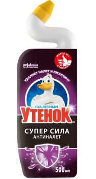 Средство для чистки унитазов Туалетный утенок 5в1 Антиналёт 500мл