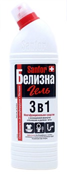 Белизна-гель Sanfor (Санфор) 3 в 1 Чистящее средство 1000г