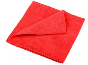 Салфетка из микрофибры 40*40, красная (220г/м2)
