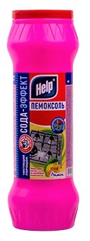 Help Пемоксоль Сода-Эффект "Лимон" 480гр чистящий порошок