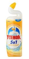 Туалетный УТЁНОК 5 в 1 "Цитрусовый" 900мл средство для чистки унитазов (1/12)