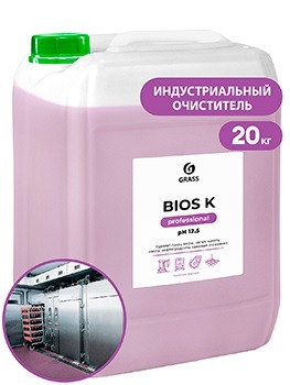 Моющее ВЫСОКОКОНЦЕНТРИРОВАННОЕ щелочное средство GRASS Bios K PROFESSIONAL 22,5л