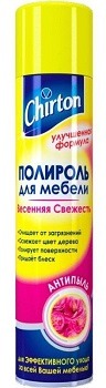 Полироль Chirton АНТИПЫЛЬ "Весенняя свежесть" 300мл