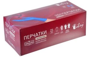 Перчатки латексные HIGH RISK ультрапрочные (2*20г) р.XL Libry
