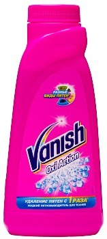 Пятновыводитель жидкий для цветного белья Ваниш (Vanish) Oxi Action Забота о цвете 450мл