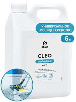 GRASS CLEO PROFESSIONAL 5л Универс.моющее ср-во с дез.эффектом без хлора (на ЧАС) КОНЦЕНТРАТ