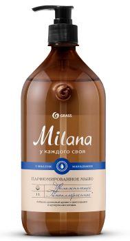 Крем-мыло парфюмированное Грасс (GRASS) Milana Амбра и нероли 1л