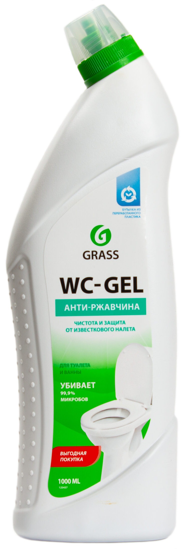 Чистящее средство для сантехники  GRASS WC-gel 1л