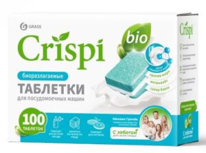 Таблетки для ПММ CRISPI ЭКОЛОГИЧНЫЕ 100 штук