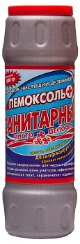 Чистящий порошок Пемоксоль-Санитарный (с хлором)  500г
